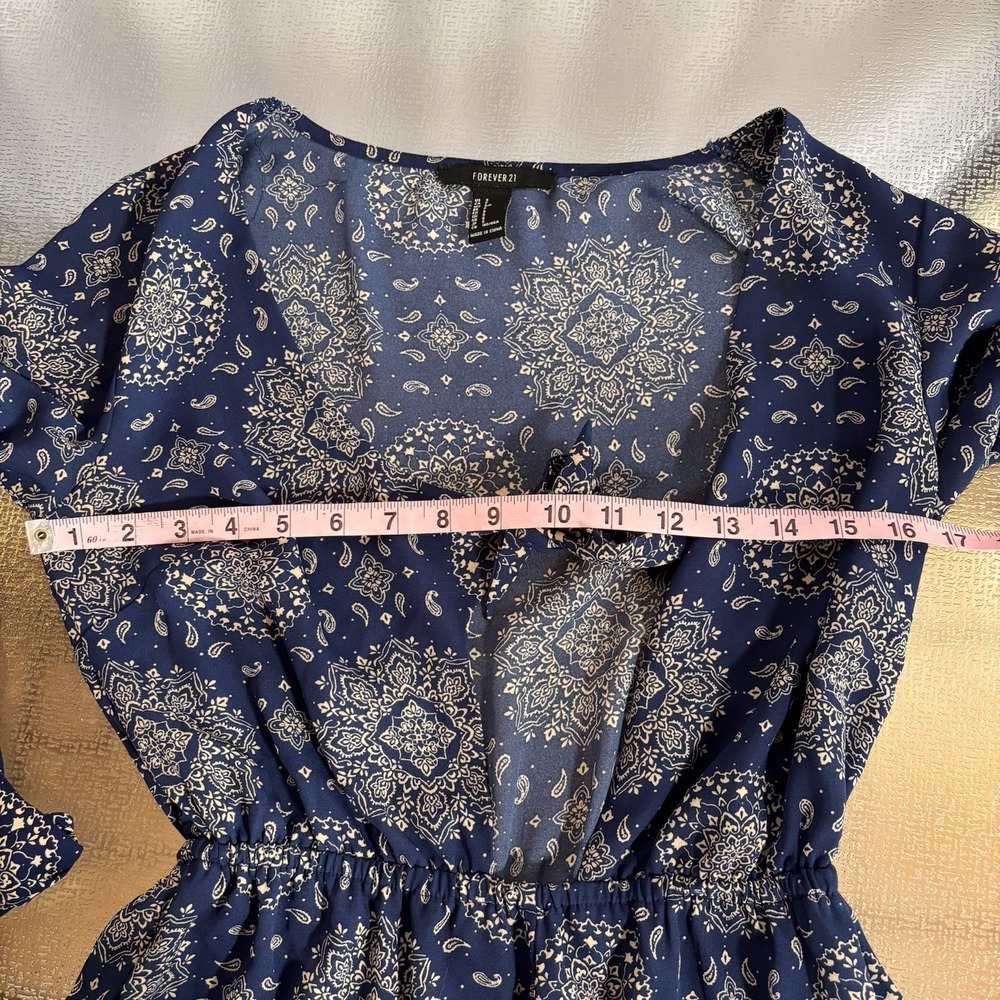 Forever 21 Romper Womens Small Indie Festival Summer Vacation Travel Resortwear - Picture 4 of 5